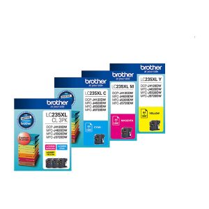 Brother LC-235XL CMY High Yield Ink Cartridge 3 Pack