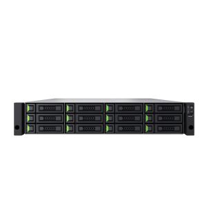 QSAN XCubeSAN XS3312D 2U12, Dual-Controller SAN System, Max 512GB RAM, 8-ported 10GbE SFP+ iSCSI with optical transceivers x 4, 3-Year Warranty