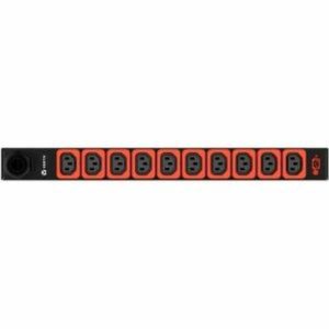 Vertiv Geist C1646L Basic Horizontal PDU, 16A, 230V, 1U, 10x IEC C13 output, 3m IEC60309 1P+N+E Inpu
