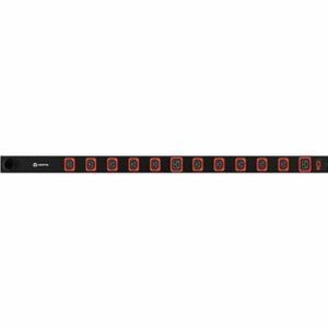 Vertiv Geist C1647L Basic Vertical PDU, 16A, 230V, 0U, 10x IEC C13, 2x C19 outputs, 3m IEC60309 1P+N