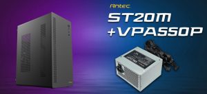 Antec ST20M + VPA550P Mid Tower Micro-ATX Case with 550W PSU
