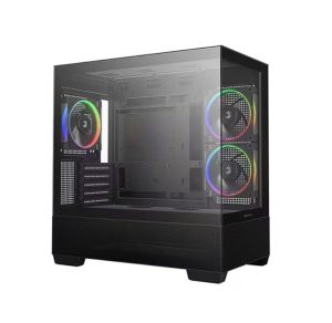 DeepCool CG380 3F Panoramic Dual Tempered Glass Micro ATX Case