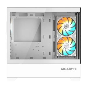 Gigabyte C201PI Mid Tower M-ATX PC Case - White