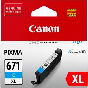 Canon CLI671XLC High Capacity Cyan Ink Tank