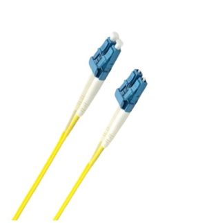 8ware CB8W-LCUPCYELLOW-2M, Fibre UPC LC-LC Single Mode OS2 Dual-Core Optic Duplex Armored Low Smoke Zero Halogen (LSZH) Cable, 2m, Yellow, 1 Year Warranty.
