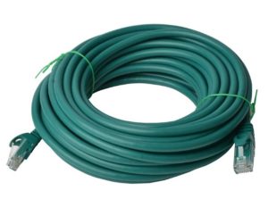8Ware CAT6 Cable 15m - Green Premium RJ45 Ethernet Network LAN UTP Patch Cord 26AWG CU Jacket