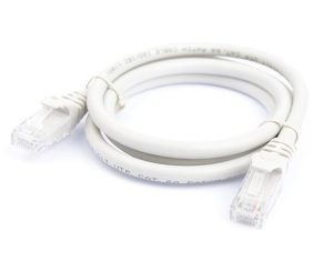 8Ware CAT6 Cable 1m - Grey Premium RJ45 Ethernet Network LAN UTP Patch Cord 26AWG CU Jacket
