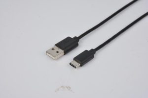 8ware 1m USB-C Type-C Data Sync Charger Cable Black Strong Braided Heavy Duty Charging for Samsung Galaxy Note 8 S8 Plus LG Google Macbook