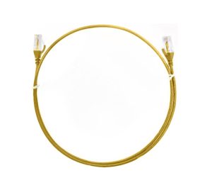 8ware CAT6 Ultra Thin Slim Cable 2m - Yellow