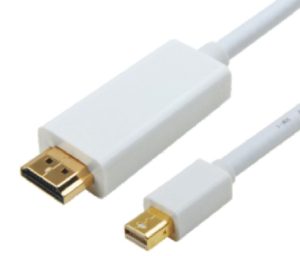 Astrotek Mini DisplayPort DP to HDMI Cable 2m - 20 pins Male to 19 pins Male Gold Plated RoHS
