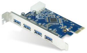 Astrotek 4x Ports USB 3.0 PCIe PCI Express Add-on Card Adapter 5Gbps Windows XP/7/8/10 Server 2008 & VIA chipset