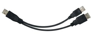 Astrotek USB 2.0 Y Splitter Cable 30cm - Type A Male to Type A Male + Type A Female