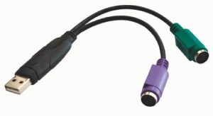 Astrotek USB 2.0 to PS/2 Keyboard/Mouse Adapter 15cm