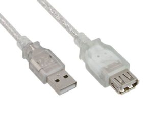 Astrotek USB 2.0 Extension Cable 30cm - Type A Male to Type A Female Transparent