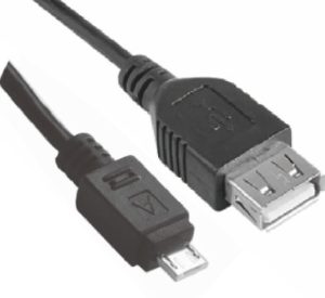 Astrotek Micro USB Male to USB Female OTG Adapter Converter Cable 1m