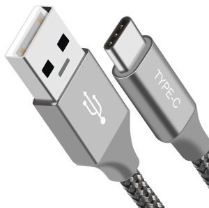 Astrotek 1m USB-A to Type-C Data Sync Charger Cable Silver