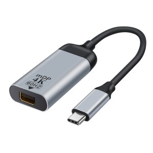 Astrotek USB-C to Mini DP DisplayPort Male to Female Adapter 15cm
