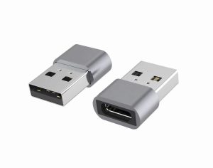 Astrotek USB-C to USB-A Type C Female to Type-A Male OTG Adapter 480Mhz For Laptop, Wall Chargers, Phone Silver