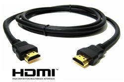 Cabac HDMI Cable 50cm / 0.5m - V1.4 19pin M-M Male to Male Gold Plated 3D 1080p Full HD High S with Ethernet