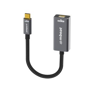mbeat® Tough Link USB-C to Mini DisplayPort Adapter  Host Interface: USB-C 3.2 Gen 2 Up to 4K@60Hz (3840×2160) Product Weight: 19.2g