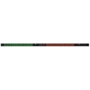Vertiv Geist CI10038L Metered Vertical PDU, 32A, 230V, 0U, 20x IEC C13,  4x C19 outputs, 3m IEC60309