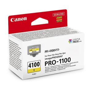 Canon PFI-4100 Yellow Ink Tank for PRO-1100 80ml