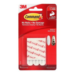 Command Strips 17021P Pk9 Bag6