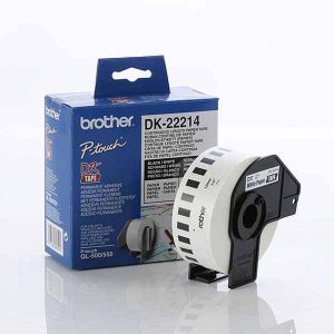 Brother White Continuous Paper Roll 12mm x 30.48m (DK-22214)