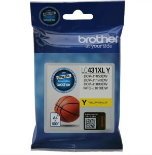 Brother LC-431XLY Yellow Ink Cartridge