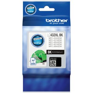Brother LC-432XLBK Black High Yield Ink Cartridge