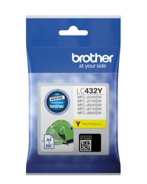 Brother LC432Y Yellow Ink Cartridge