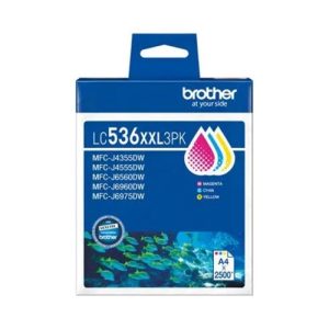 Brother LC536XXL 3PK Value Pack (Cyan, Magenta, Yellow)