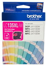 Brother LC-135XLM High Yield Magenta Ink Cartridge