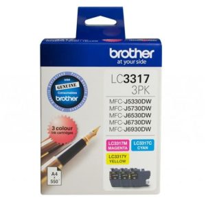 Brother LC3317 CMY Colour Pack