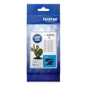 Brother LC436XLC Ink Cartridge Cyan High Yield