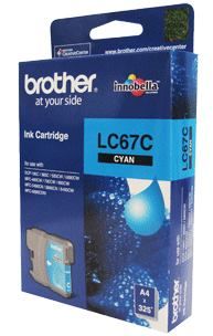 Brother LC-67C Cyan Ink Cartridge