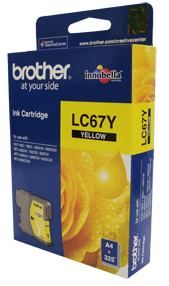 Brother LC67 Yellow Ink Cartridge