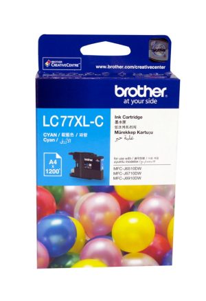 Brother LC-77XL Cyan Super High Yield Ink Cartridge