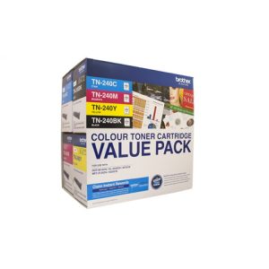 Brother TN-240 Colour Laser Toner Cartridge 4-Pack