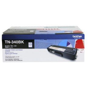 Brother TN-340BK Standard Yield Black Toner Cartridge