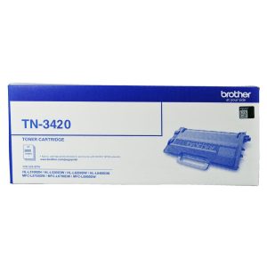 Brother TN-3420 Mono Laser Toner - High Yield to suit HL-L5100DN, L5200DW, L6200DW, L6400DW & MFC-L5755DW , L6700DW, L6900DW up to 3000 pages