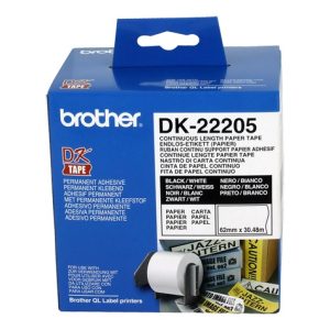 Brother Continuous Length Paper Tape 62mm