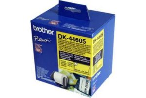 Brother Yellow 62mm x 30.48m Continuous Length Paper Tape Roll