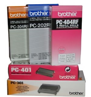 Brother PC402RF Thermal Printing Ribbons - Twin Pack