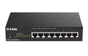 D-Link DGS-1100-08PLV2 8-Port Gigabit Smart Managed PoE Switch