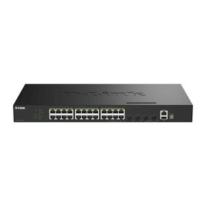 D-Link DGS-1530-28P 28-Port Gigabit Smart Managed Stackable PoE+ Switch