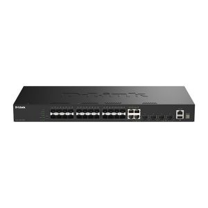 D-Link DGS-1530-28SC 28-Port Gigabit Smart Managed Stackable Switch