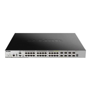 D-Link DGS-3630-28PC 28-Port Gigabit xStack Layer 3+ Managed Stackable PoE Switch
