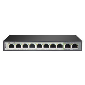 D-Link DGS-F1010P-E 10 Port 10/100/1000 Switch with 8 PoE Ports
