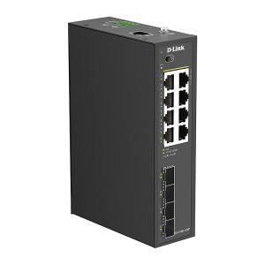 D-Link DIS-210G-12UP 12-Port Gigabit Industrial Smart Managed PoE Switch
